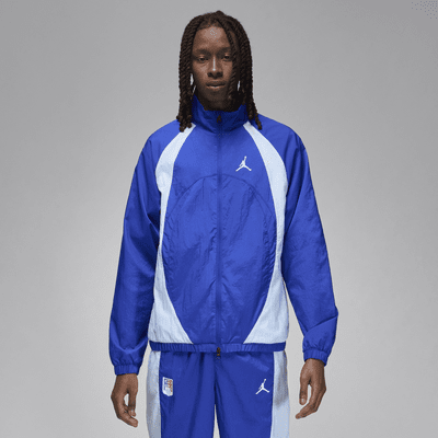Blue and black jordan jacket outlet